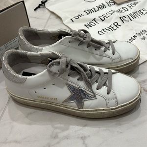 Golden Goose Hi Stars Silver